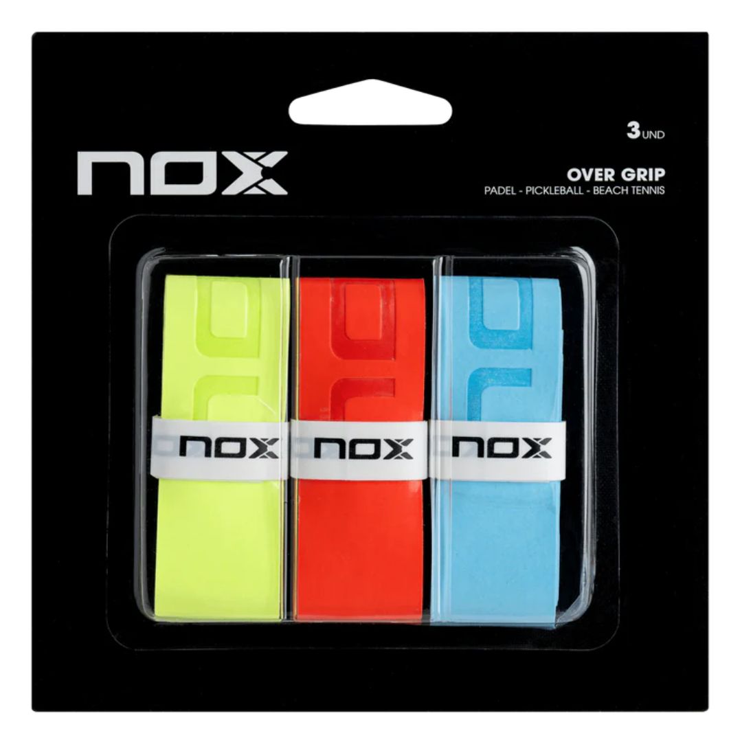 Nox Overgrips Pro 3-Pack Yellow/Red/Blue billede